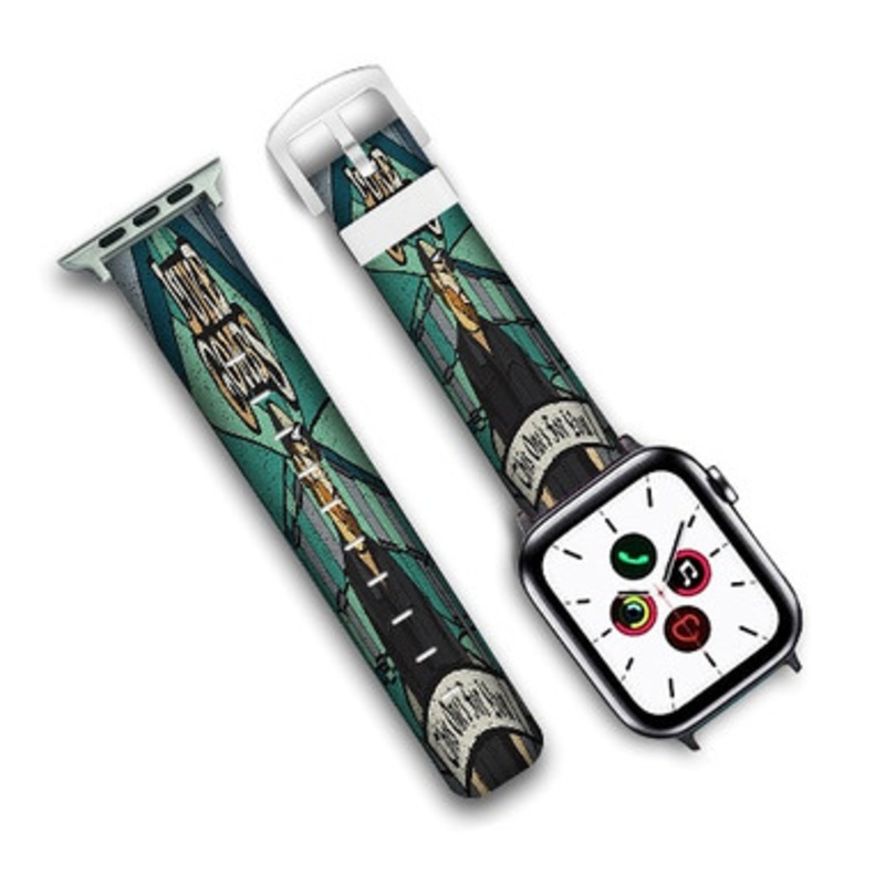 Pastele This One s for You Luke Combs Custom New Personalized Apple Watch Band Genuine Leather Watch Band Replacement 38mm 40mm 42mm 44mm