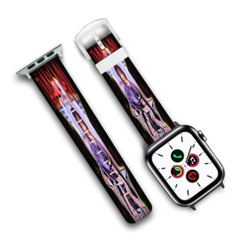 Pastele Trippie Redd Feat Tekashi69 Poles1469 Custom Personalized Apple Watch Band Genuine Leather Watch Band Replacement 38mm 40mm 42mm 44mm