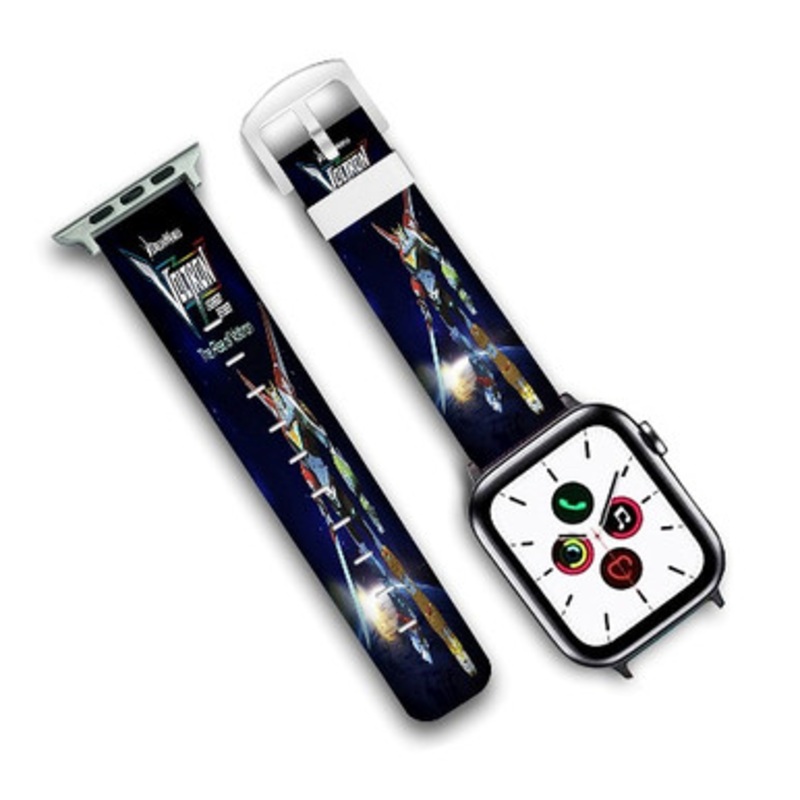 Pastele Voltron Legendary Defender The Rise of Voltron Custom Personalized Apple Watch Band Genuine Leather Watch Band Replacement 38mm 40mm 42mm 44mm