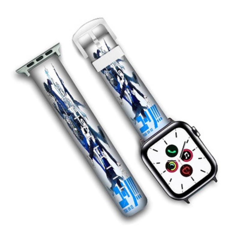 Pastele Yuri On Ice Anime Custom Personalized Apple Watch Band Genuine Leather Watch Band Replacement 38mm 40mm 42mm 44mm