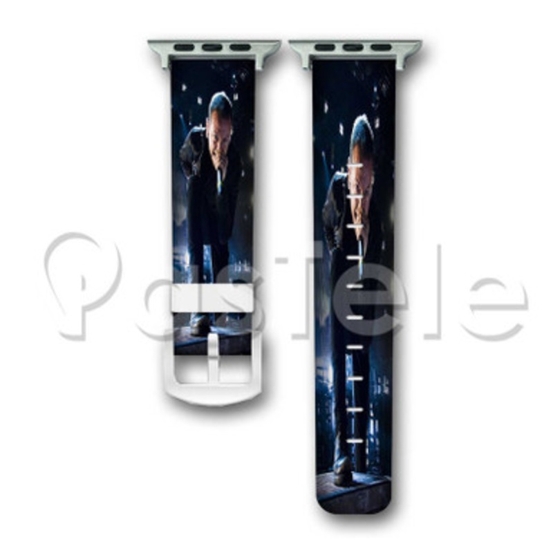 Chester Bennington Custom Personalized Apple Watch Band 38mm 40mm 42mm 44mm Leather PU