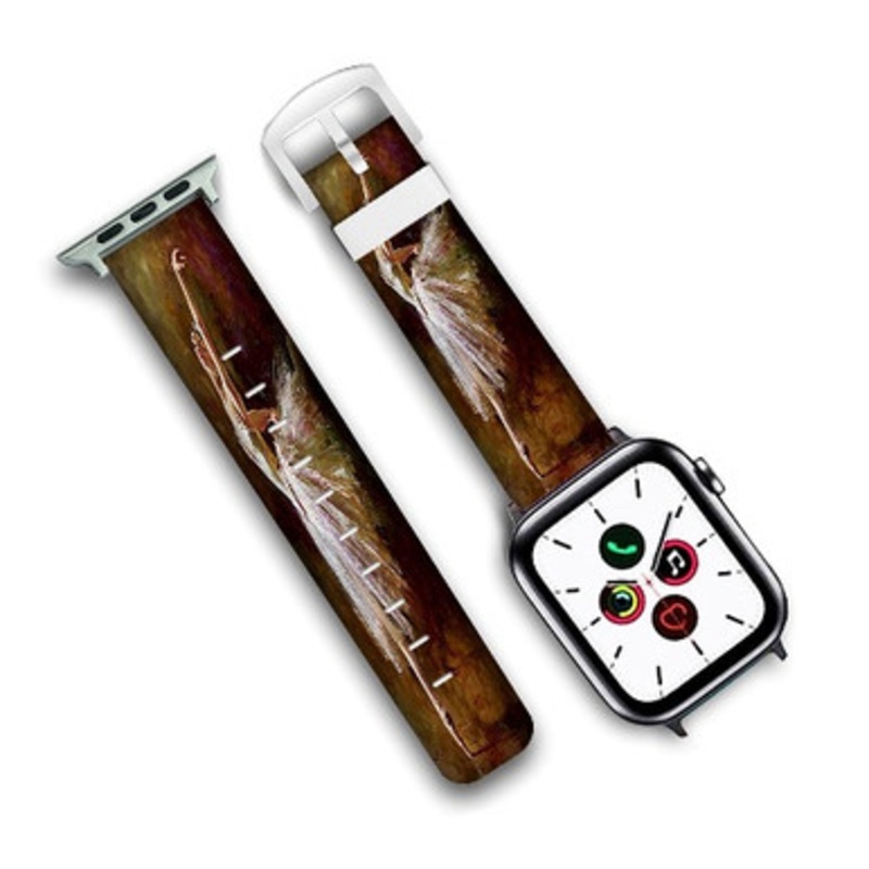 Pastele Andrew Atroshenko Ballerina Custom Personalized Apple Watch Band Genuine Leather Watch Band Replacement 38mm 40mm 42mm 44mm