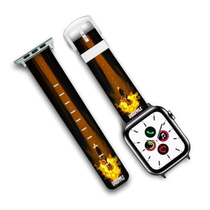 Pastele Frisk Undertale Custom Personalized Apple Watch Band Genuine Leather Watch Band Replacement 38mm 40mm 42mm 44mm