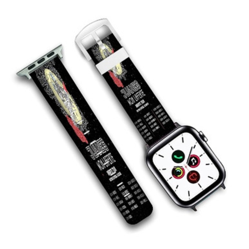 Pastele Juanes Mon Laferte Amarte Tour Custom New Personalized Apple Watch Band Genuine Leather Watch Band Replacement 38mm 40mm 42mm 44mm