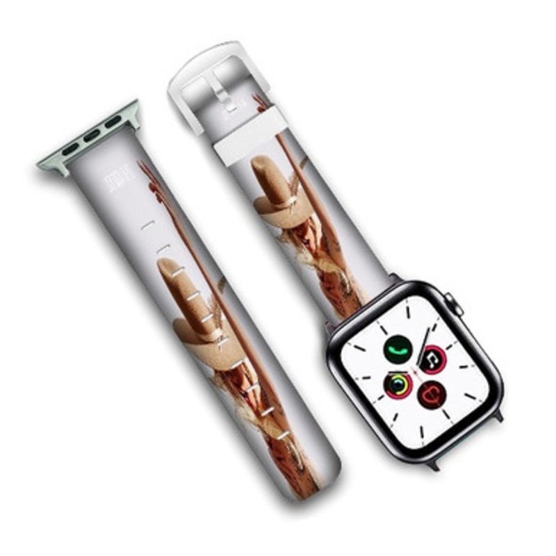 Pastele Lady Gaga A Yo Music Custom Personalized Apple Watch Band Genuine Leather Watch Band Replacement 38mm 40mm 42mm 44mm