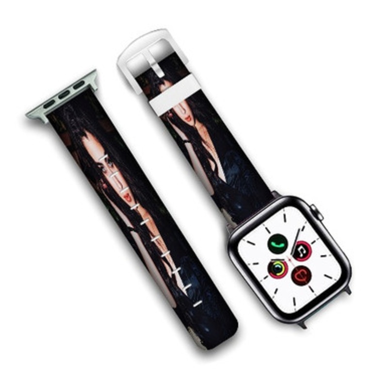 Pastele Lauren Jauregui Fifth Harmony Custom Personalized Apple Watch Band Genuine Leather Watch Band Replacement 38mm 40mm 42mm 44mm