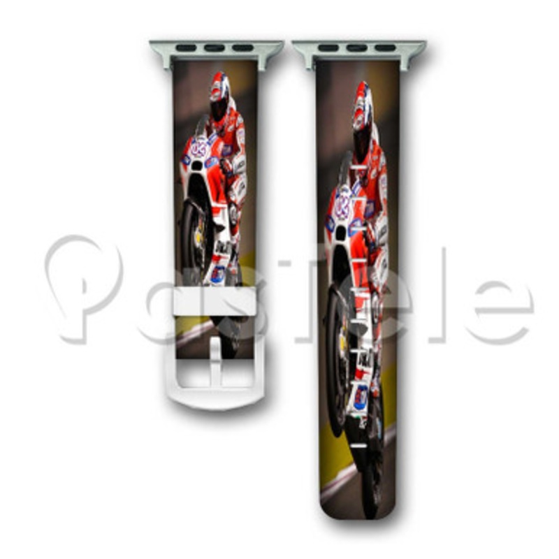 Andrea Dovizioso Custom Personalized Apple Watch Band 38mm 40mm 42mm 44mm Leather PU