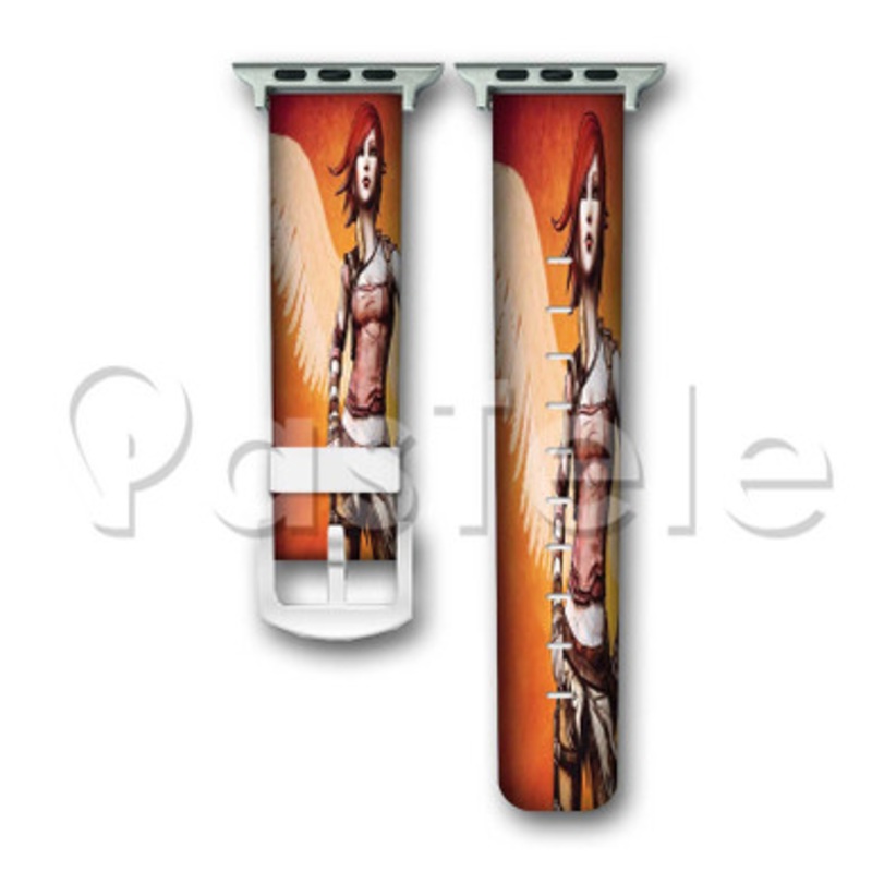 Borderlands Lilith Custom Personalized Apple Watch Band 38mm 40mm 42mm 44mm Leather PU