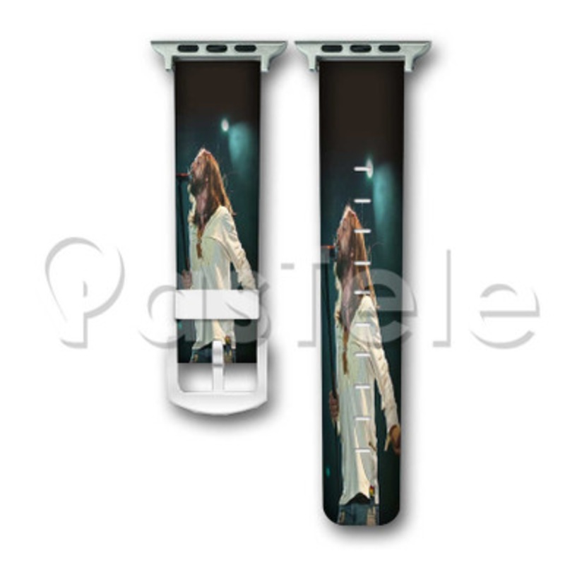 Chris Robinson The Black Crowes Custom Personalized Apple Watch Band 38mm 40mm 42mm 44mm Leather PU