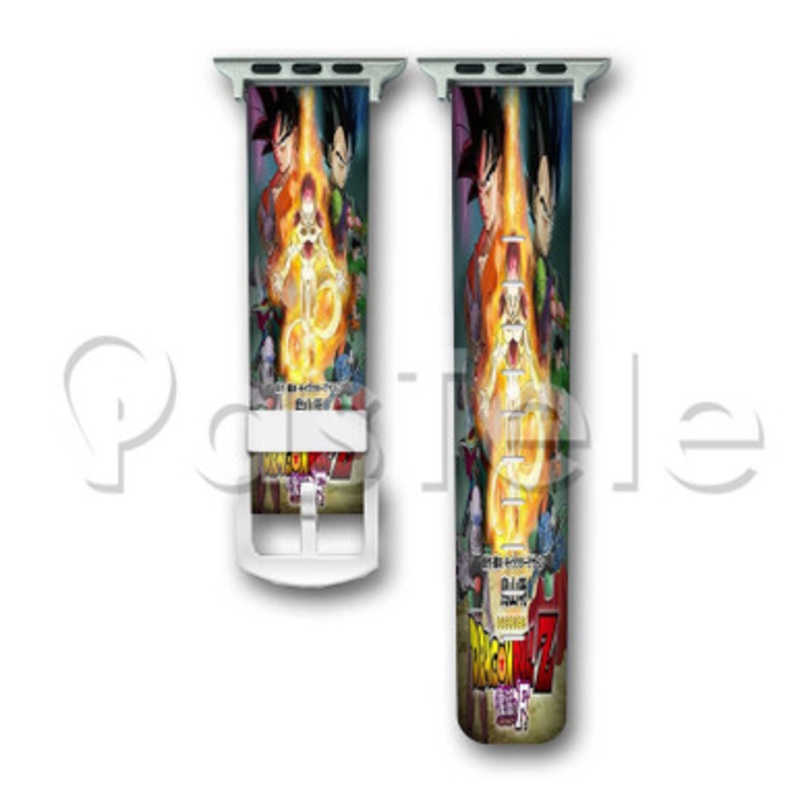 Dragon Ball Z Fukkatsu no F Custom Personalized Apple Watch Band 38mm 40mm 42mm 44mm Leather PU