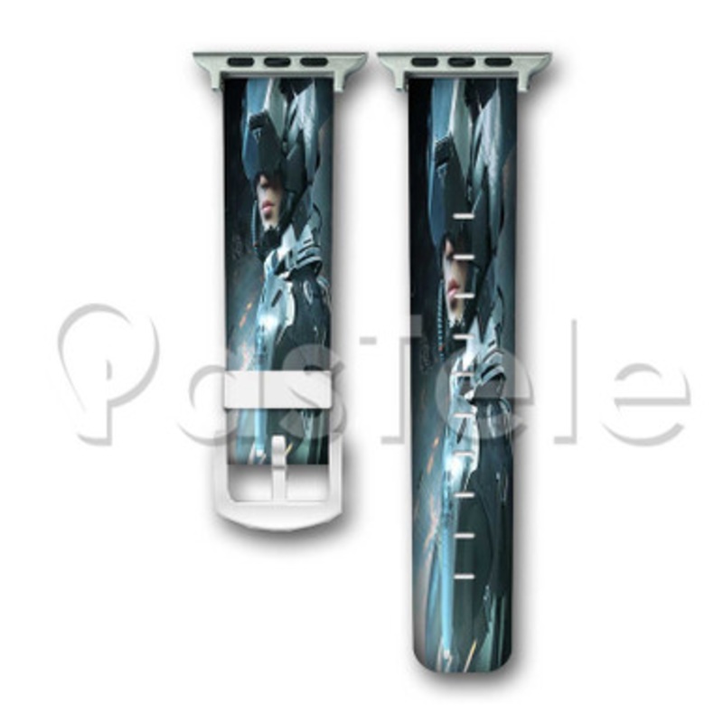 EVE Valkyrie Ran Custom Personalized Apple Watch Band 38mm 40mm 42mm 44mm Leather PU