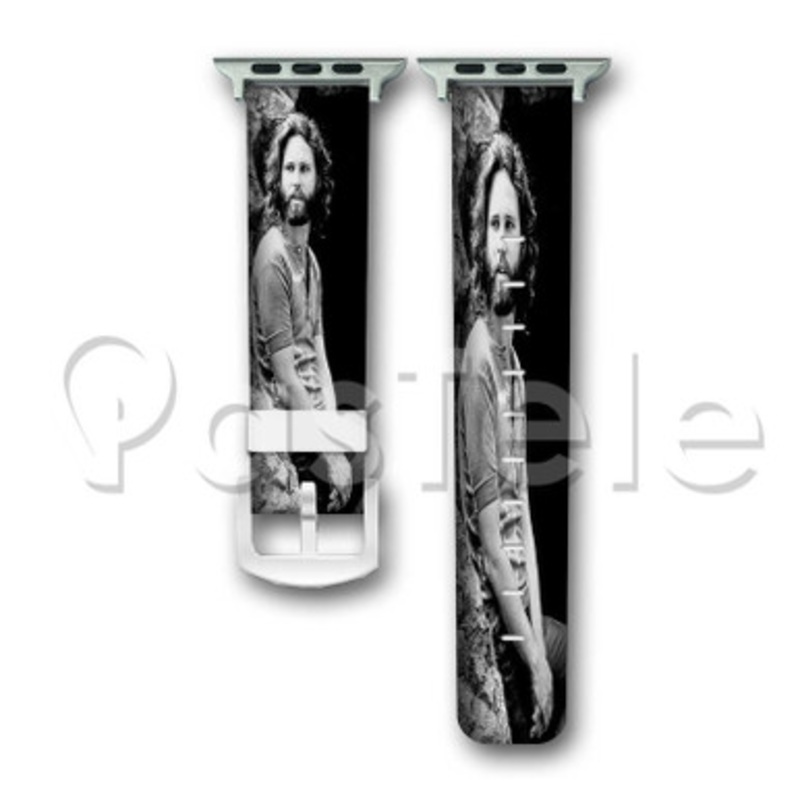 Jim Morrison Music Custom Personalized Apple Watch Band 38mm 40mm 42mm 44mm Leather PU