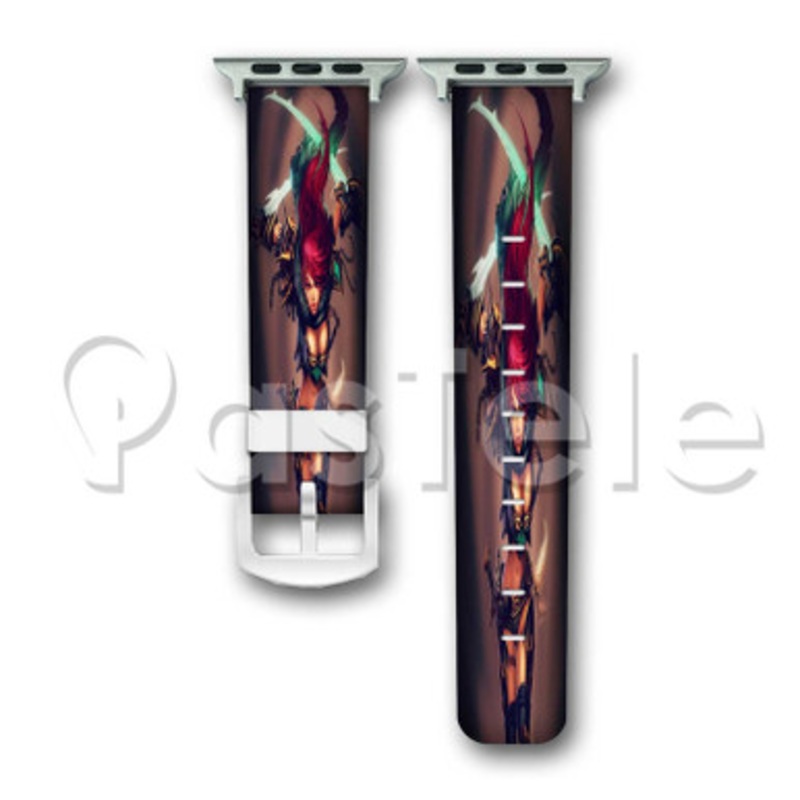 Katarina League Of Legends Custom Personalized Apple Watch Band 38mm 40mm 42mm 44mm Leather PU