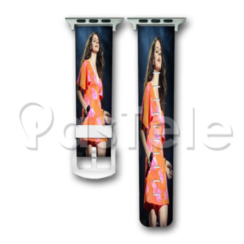 Lana Del Rey Custom Personalized Apple Watch Band 38mm 40mm 42mm 44mm Leather PU