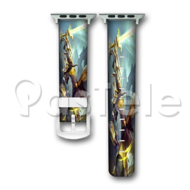 Master Yi League of Legends Custom Personalized Apple Watch Band 38mm 40mm 42mm 44mm Leather PU