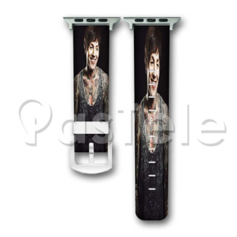 Oliver Sykes Bring Me The Horizon Custom Personalized Apple Watch Band 38mm 40mm 42mm 44mm Leather PU