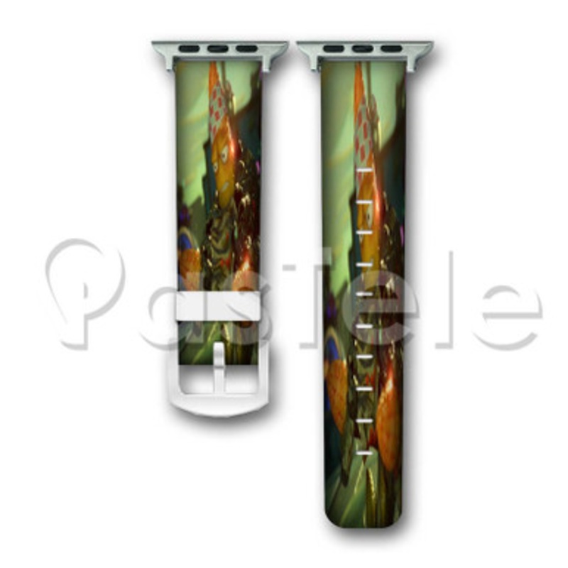 Plants vs Zombies Garden Warfare 2 Custom Personalized Apple Watch Band 38mm 40mm 42mm 44mm Leather PU