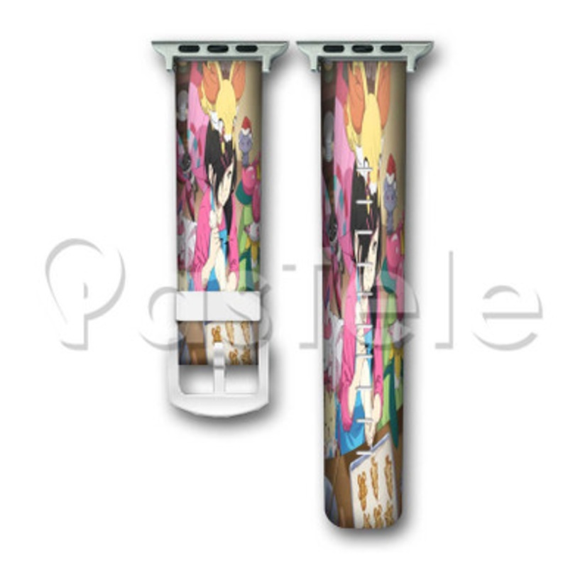 POkemon Custom Personalized Apple Watch Band 38mm 40mm 42mm 44mm Leather PU