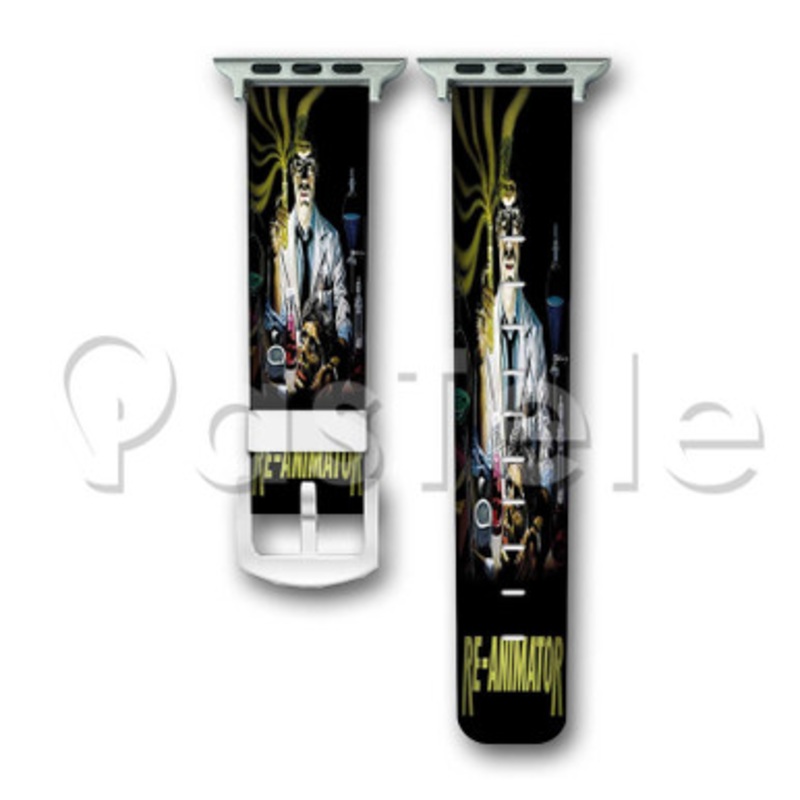 Re Animator Custom Personalized Apple Watch Band 38mm 40mm 42mm 44mm Leather PU
