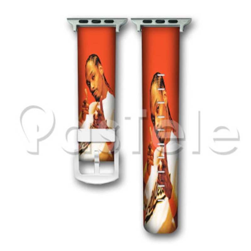 Snoop Dogg Custom Personalized Apple Watch Band 38mm 40mm 42mm 44mm Leather PU