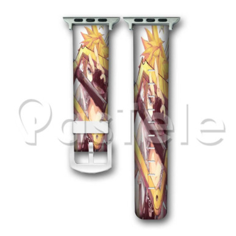 Sora Kingdom Hearts 2 Custom Personalized Apple Watch Band 38mm 40mm 42mm 44mm Leather PU