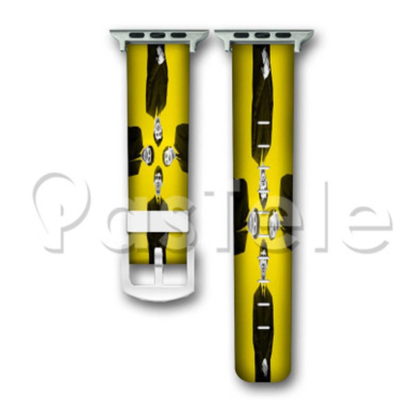 The Beatles 2 Custom Personalized Apple Watch Band 38mm 40mm 42mm 44mm Leather PU