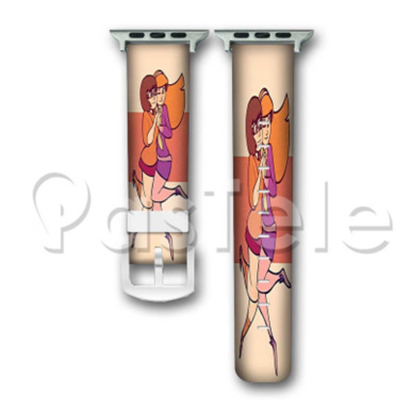 Velma and Daphne Scooby Doo Custom Personalized Apple Watch Band 38mm 40mm 42mm 44mm Leather PU