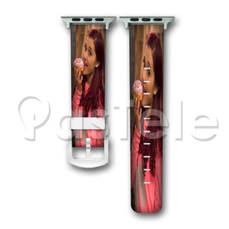 Ariana Grande Custom Personalized Apple Watch Band 38mm 40mm 42mm 44mm Leather PU