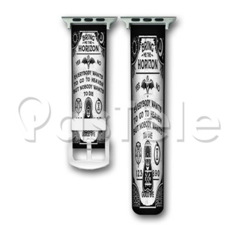 Bring Me The Horizon Custom Personalized Apple Watch Band 38mm 40mm 42mm 44mm Leather PU