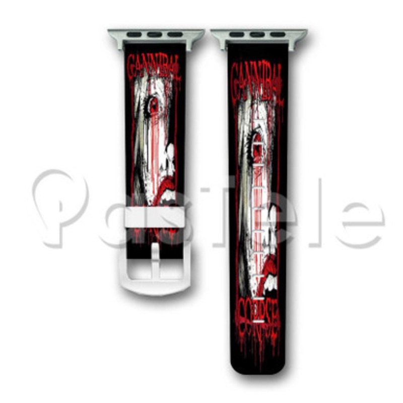 Cannibal Corpse Custom Personalized Apple Watch Band 38mm 40mm 42mm 44mm Leather PU