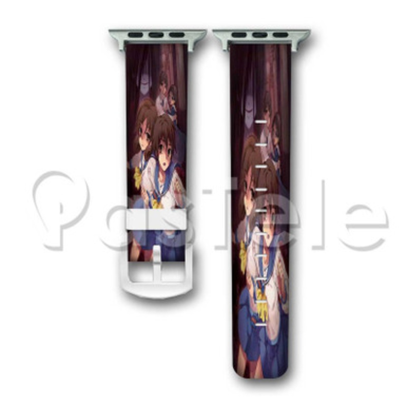 Corpse Party Custom Personalized Apple Watch Band 38mm 40mm 42mm 44mm Leather PU