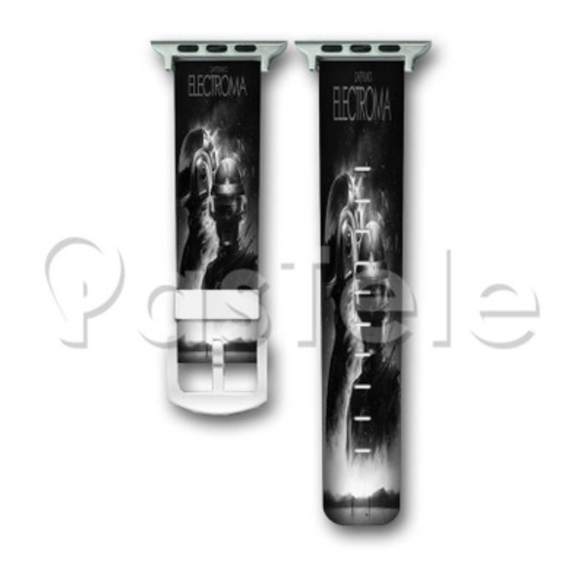 Daft Punk s Electroma Custom Personalized Apple Watch Band 38mm 40mm 42mm 44mm Leather PU