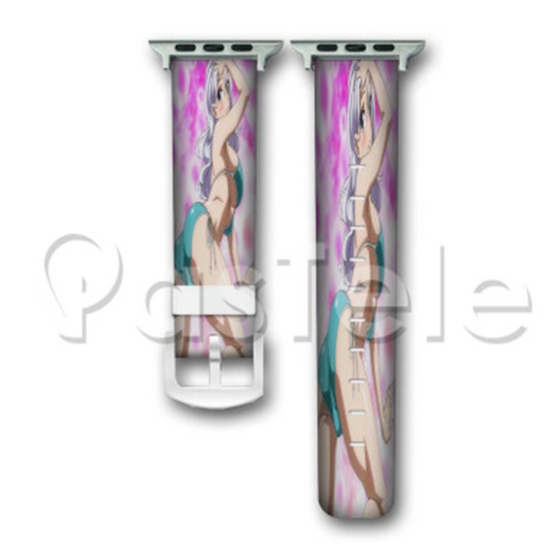 Fairy Tail Sexy Mirajane Custom Personalized Apple Watch Band 38mm 40mm 42mm 44mm Leather PU