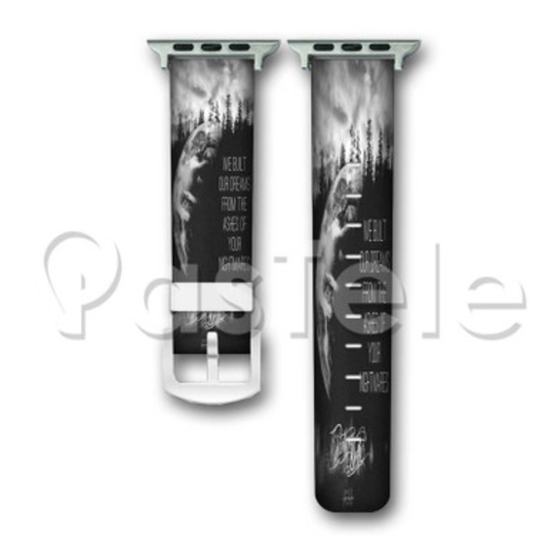 Parkway Drive Custom Personalized Apple Watch Band 38mm 40mm 42mm 44mm Leather PU