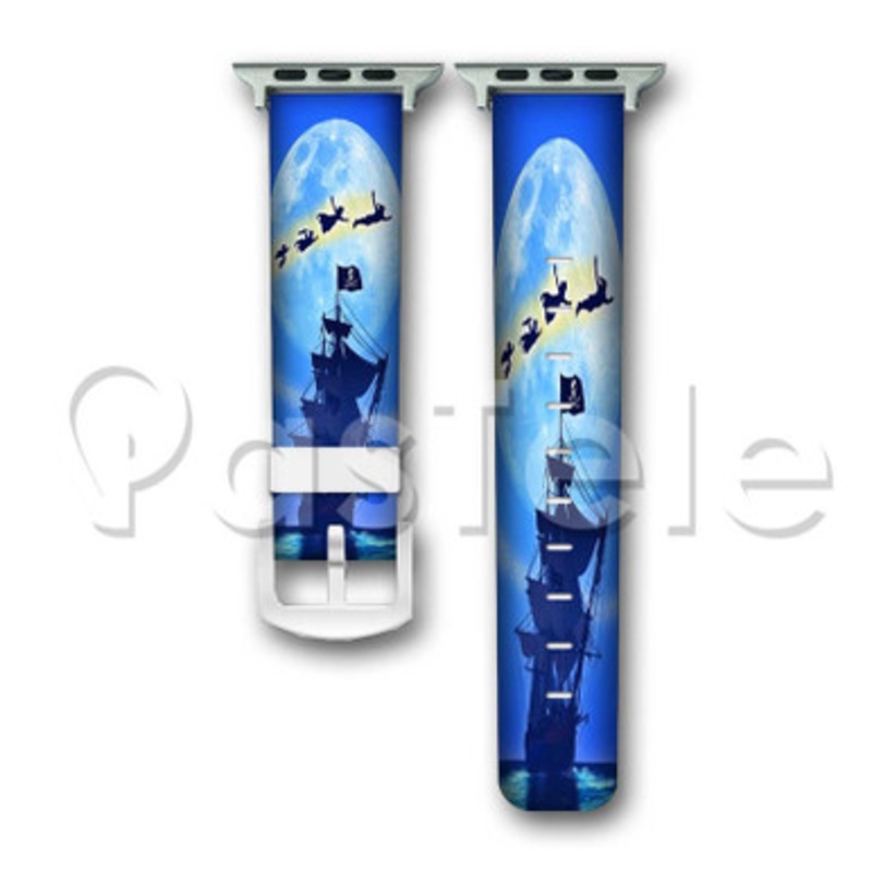 Peter Pan Disney Custom Personalized Apple Watch Band 38mm 40mm 42mm 44mm Leather PU