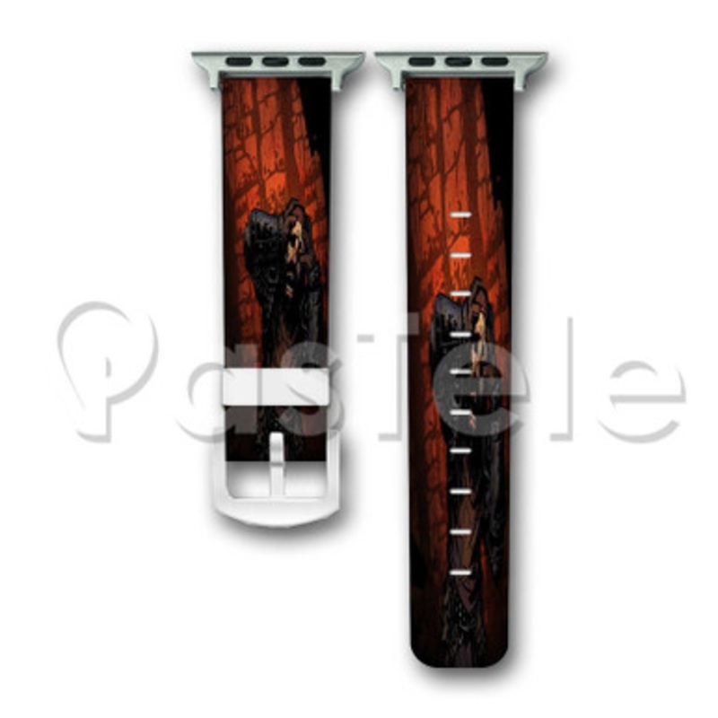 Red Hook s Darkest Dungeon Custom Personalized Apple Watch Band 38mm 40mm 42mm 44mm Leather PU