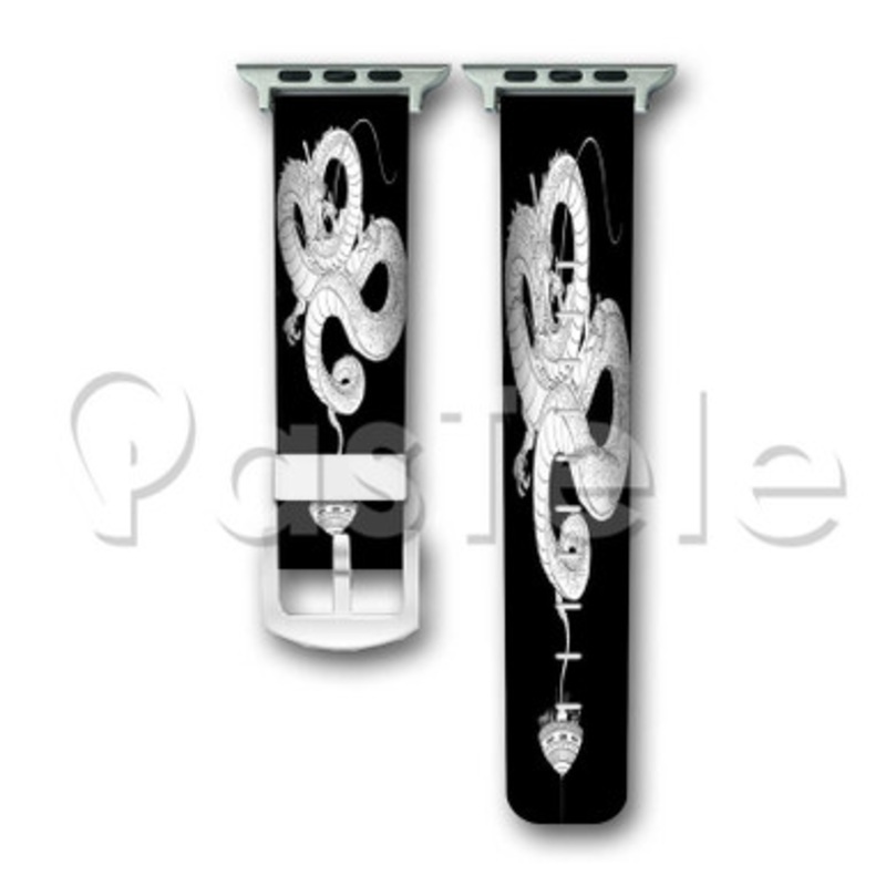 Shenron Dragon Ball Z 2 Custom Personalized Apple Watch Band 38mm 40mm 42mm 44mm Leather PU