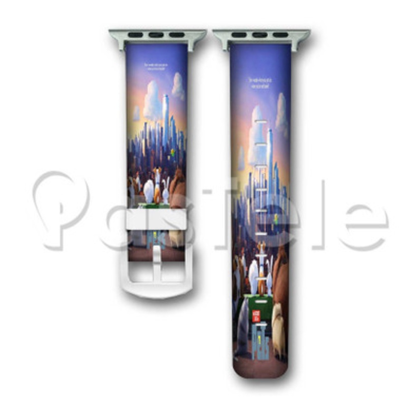 The Secret Life Of Pets Custom Personalized Apple Watch Band 38mm 40mm 42mm 44mm Leather PU