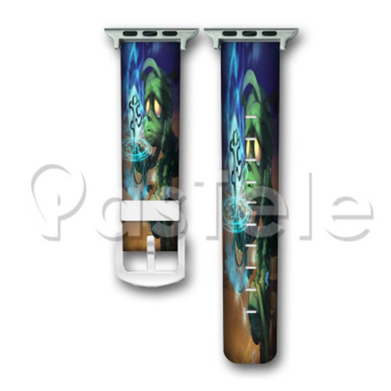 Amumu League of Legends Custom Personalized Apple Watch Band 38mm 40mm 42mm 44mm Leather PU