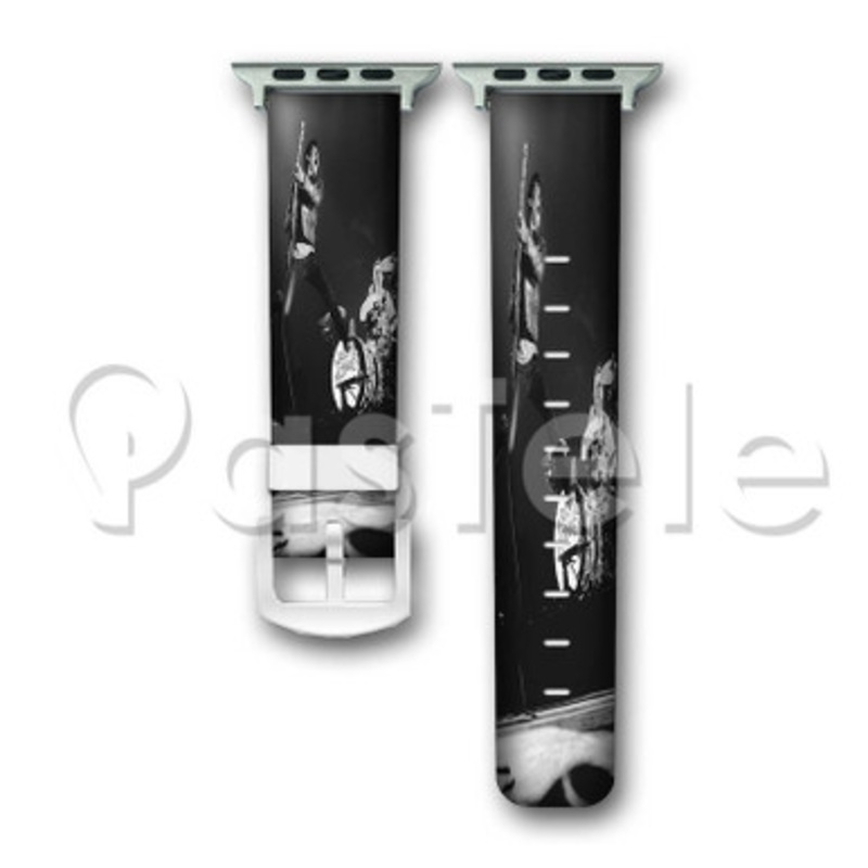 Arctic Monkeys Music Custom Personalized Apple Watch Band 38mm 40mm 42mm 44mm Leather PU