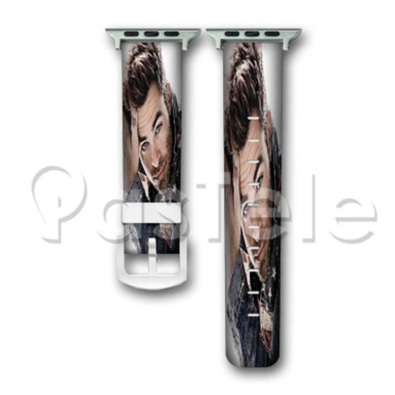 Chris Pine Custom Personalized Apple Watch Band 38mm 40mm 42mm 44mm Leather PU