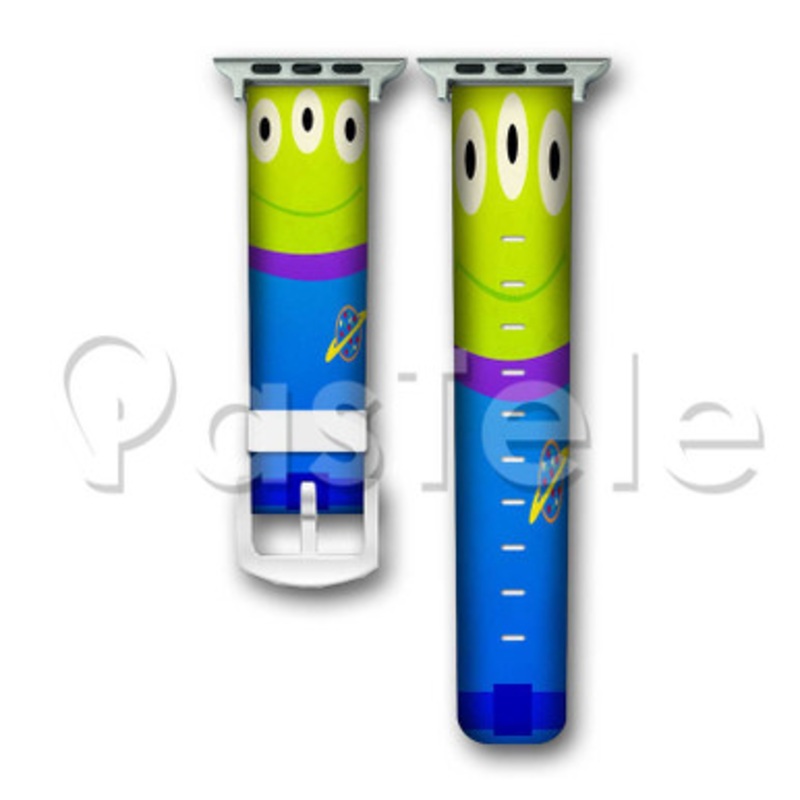Disney Aliens Toy Story Custom Personalized Apple Watch Band 38mm 40mm 42mm 44mm Leather PU