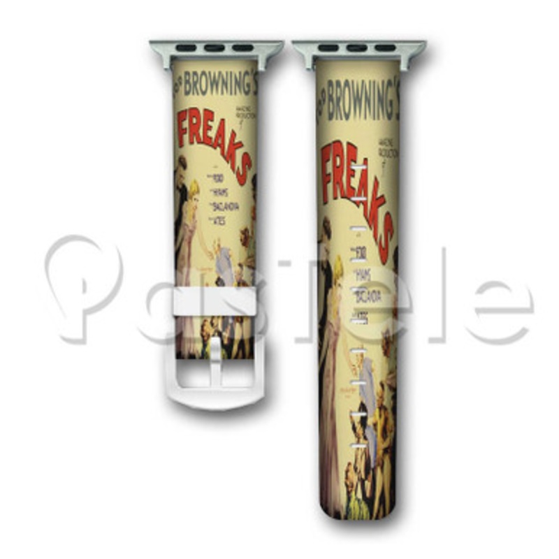 Freaks Custom Personaliez Apple Watch Band 38mm 40mm 42mm 44mm Leather PU