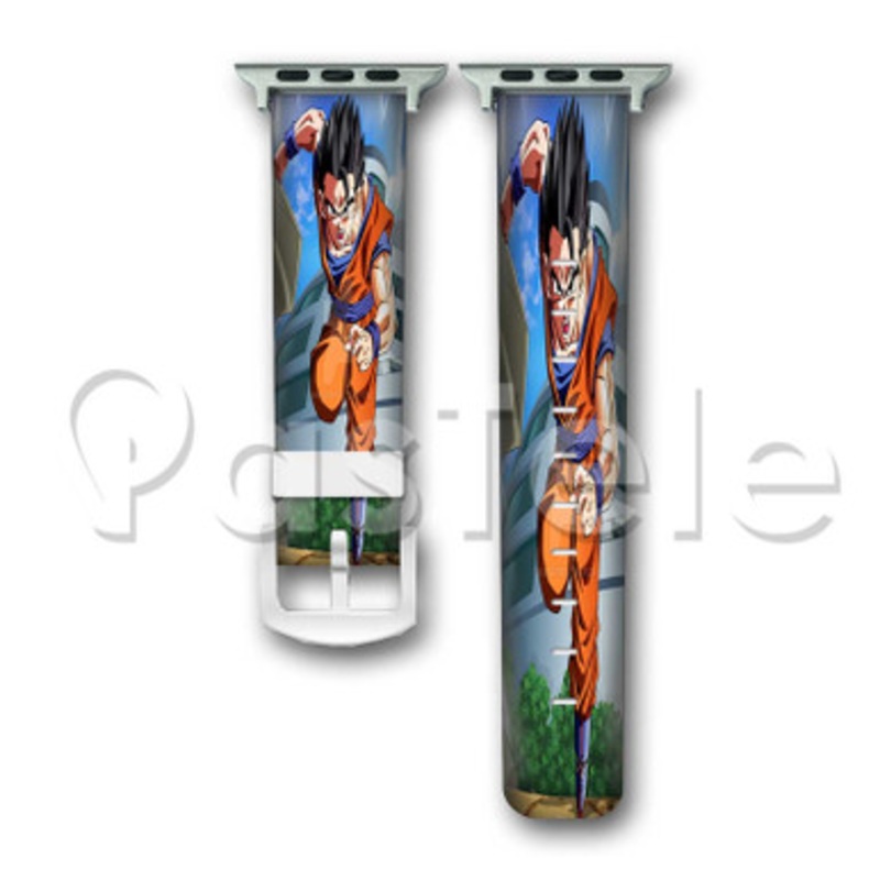 Gohan Dragon Ball Z Custom Personaliez Apple Watch Band 38mm 40mm 42mm 44mm Leather PU