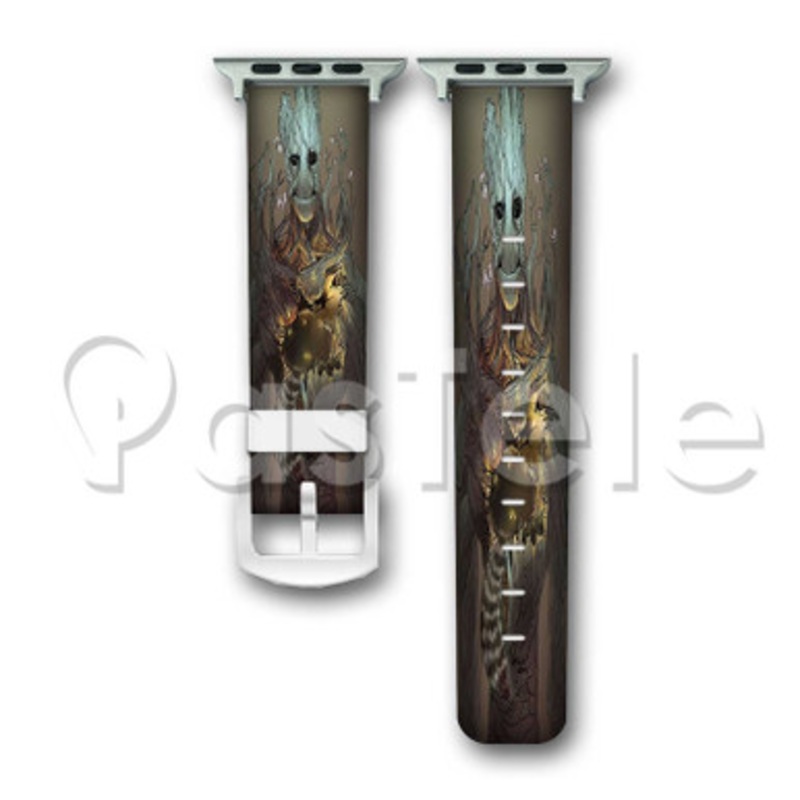 Groot Guardians of The Galaxy Custom Personalized Apple Watch Band 38mm 40mm 42mm 44mm Leather PU
