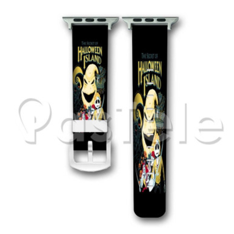 Hallowen The Nightmare Before Christmas Custom Personalized Apple Watch Band 38mm 40mm 42mm 44mm Leather PU