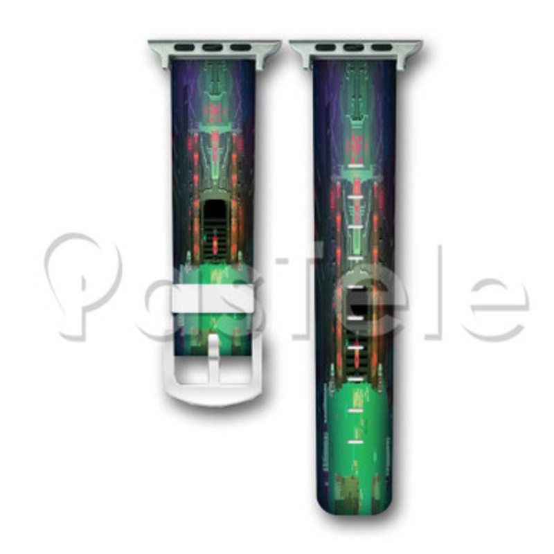 Hyper Light Drifter Custom Personalized Apple Watch Band 38mm 40mm 42mm 44mm Leather PU