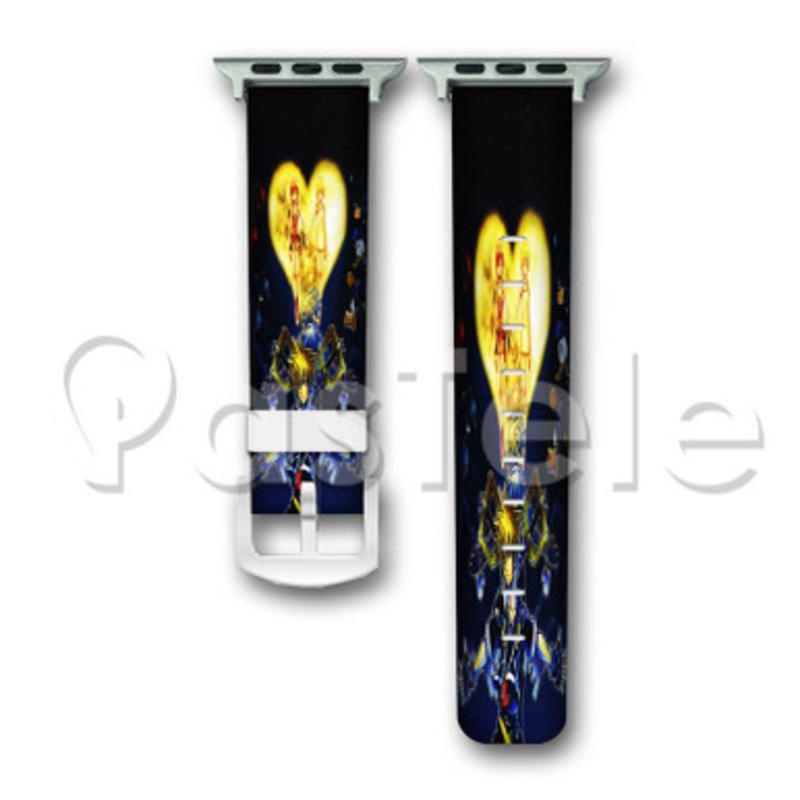 Kingdom Hearts Custom Personalized Apple Watch Band 38mm 40mm 42mm 44mm Leather PU