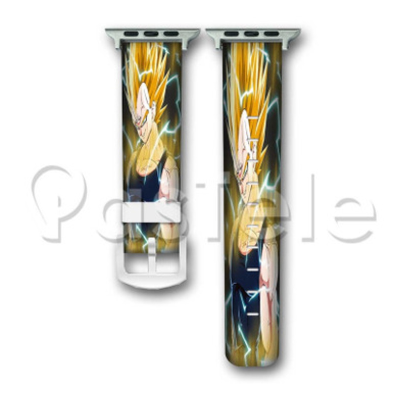 Majin Vegeta Dragon Ball Z 2 Custom Personaliez Apple Watch Band 38mm 40mm 42mm 44mm Leather PU