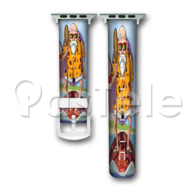 Master Muten Roshi Turtle Dragon Ball Z Custom Personaliez Apple Watch Band 38mm 40mm 42mm 44mm Leather PU